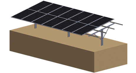 supports de montage solaire au sol