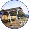 montage de carport solaire